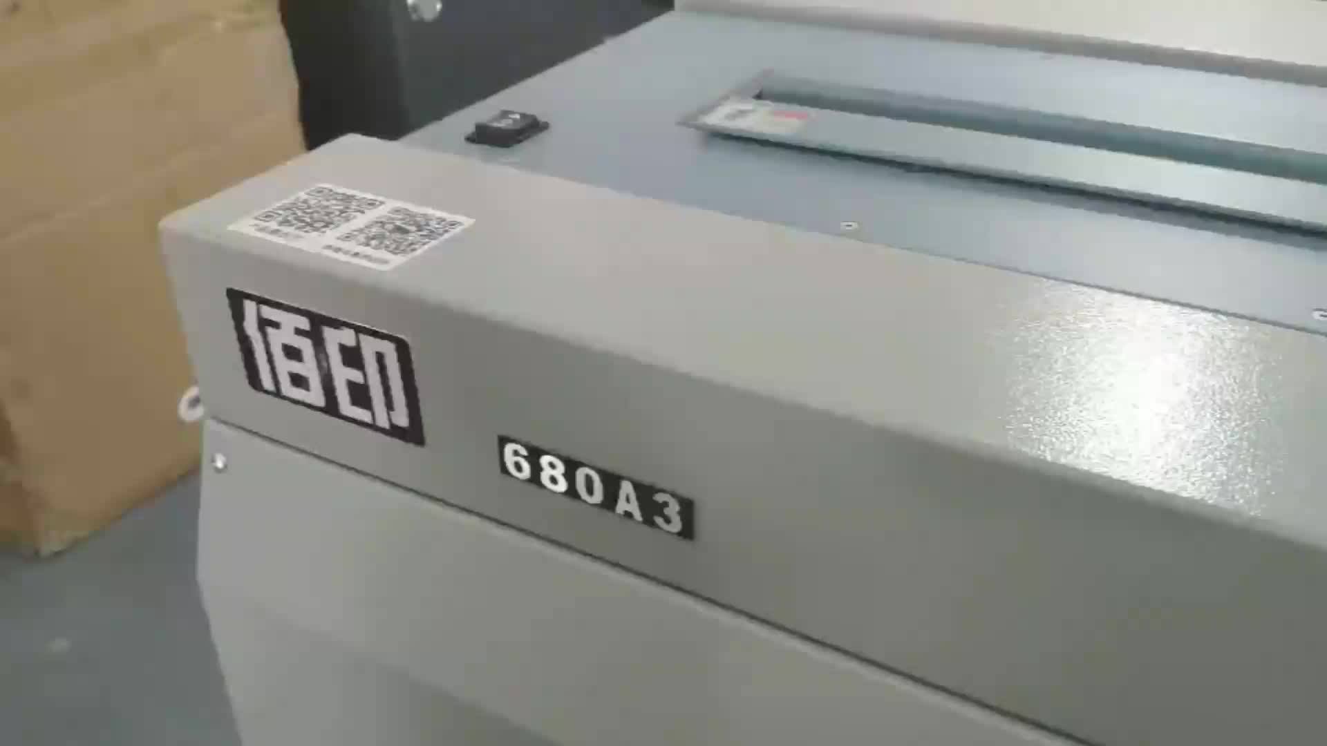 Db680a3 Perfect Book Binding Machine With Side Glue Binding Machine