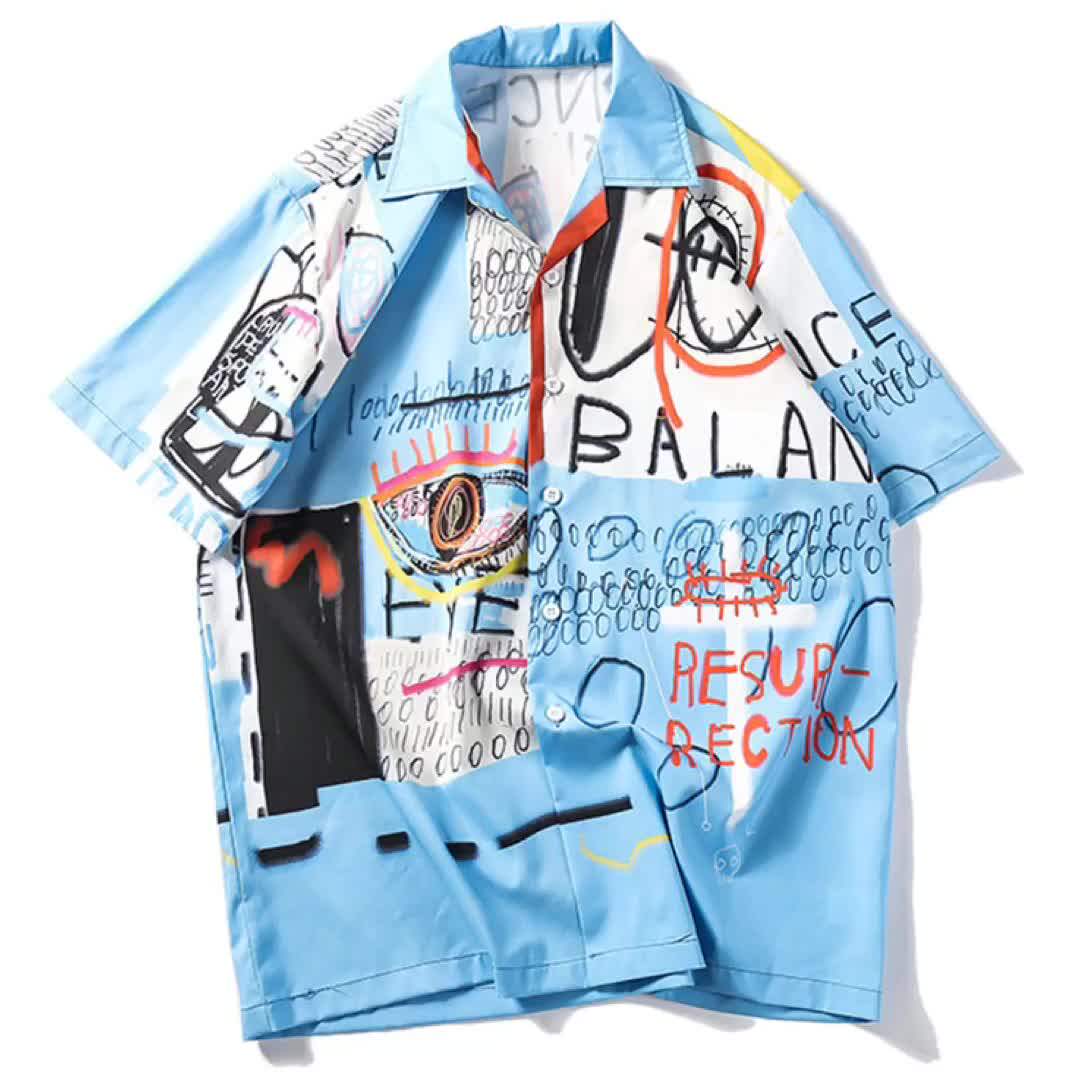 2019 New Arrival Graffiti Printed Men 