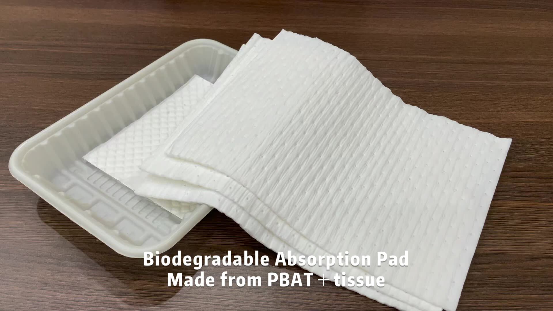 Ecofriendly Meat Pad Packaging Oil Absorbent Pad Paper Food Absorbent