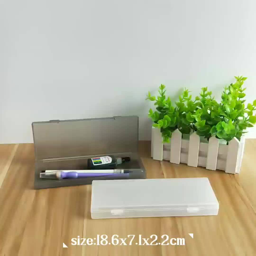 Matte Hard Plastic Pencil Box Case Plastic Pen Case Buy Plastic Pen