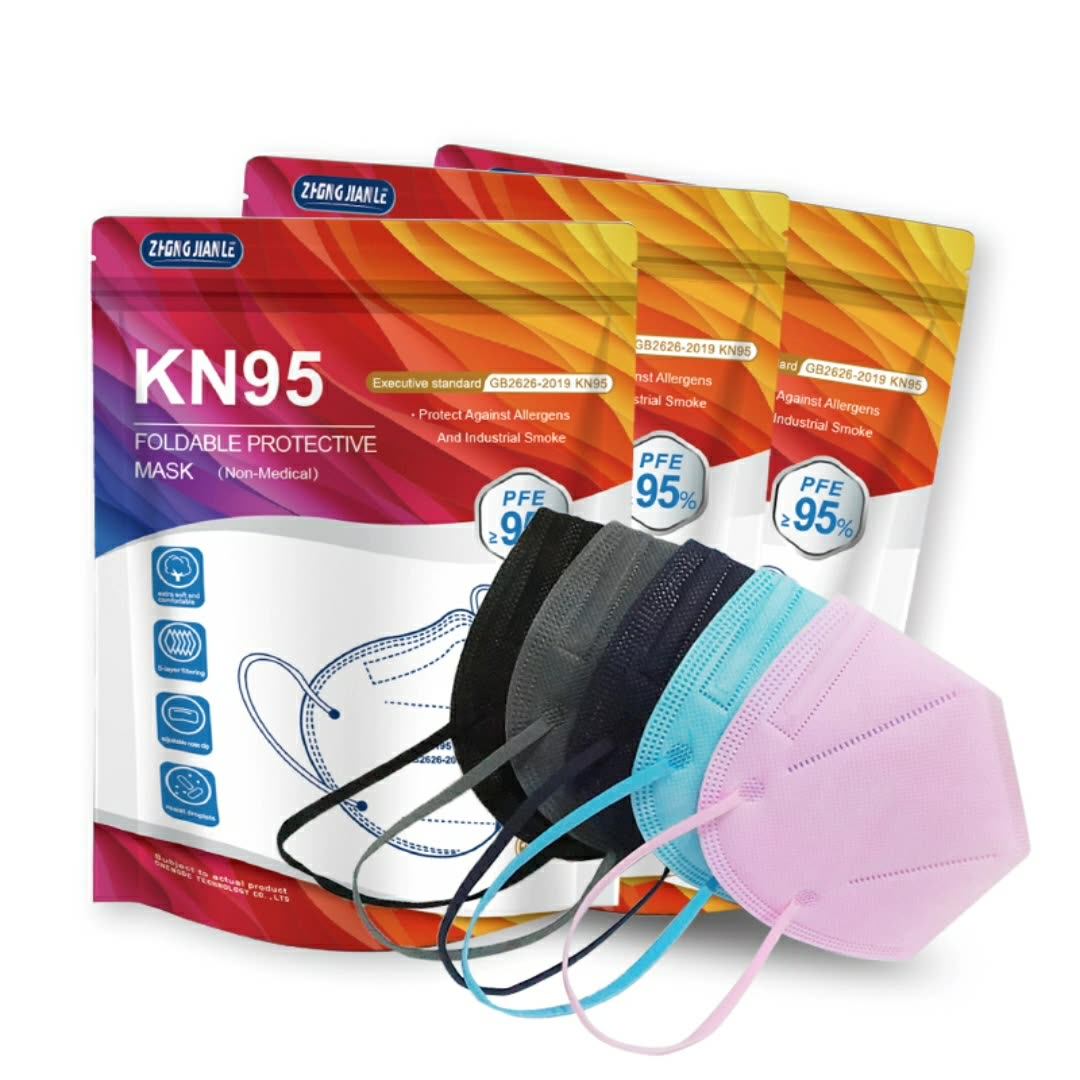 Zhongjianle Fashion Face Mask 5ply Kn95 Disposable Preorders Party Kn