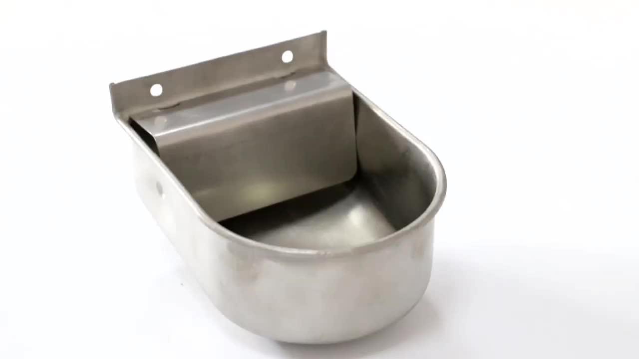 Customized Stainless Steel Galvanized Steel Animal Drinking Water Bowl