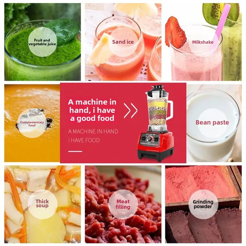 Capacious automatic universal food processor, fully automatic