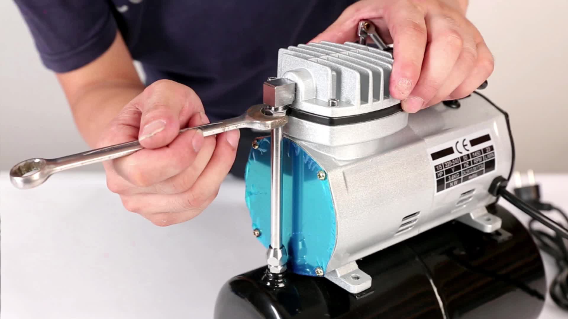 Ac186 Portable Air Brush Machine Kit Mini Airbrush Compressor With