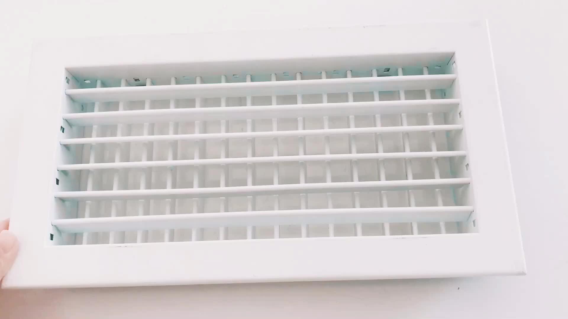 Hvac Adjustable Air Supply Double Deflection Grill With Frame Buy Double Deflection Grill,Hvac