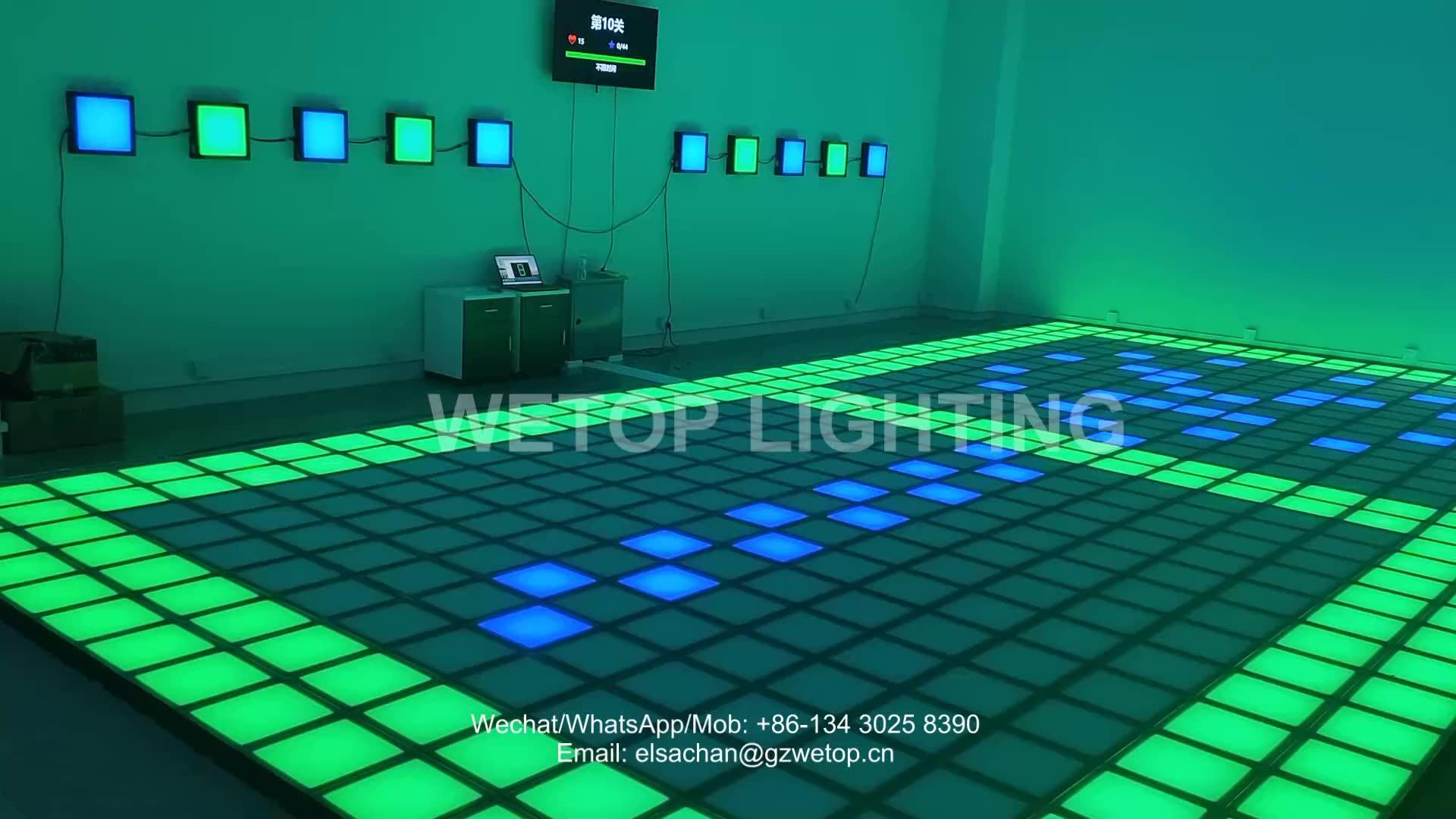 Activate Game Led Floor 30x30cm Interactive Light Active Game Led Floor