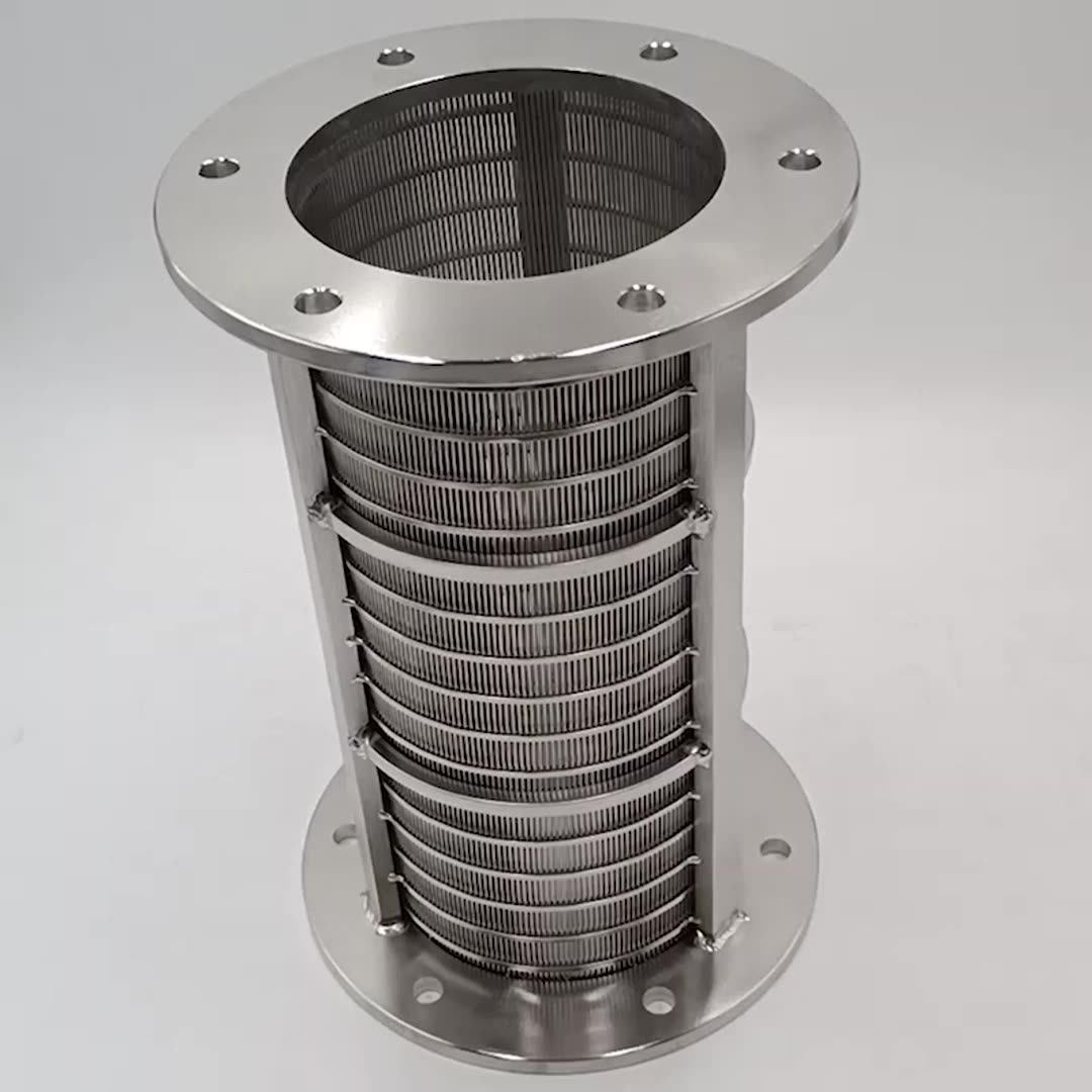 Stainless Steel 316l Solid-liquid Separator Ss 304 Wedge Wire Screen ...