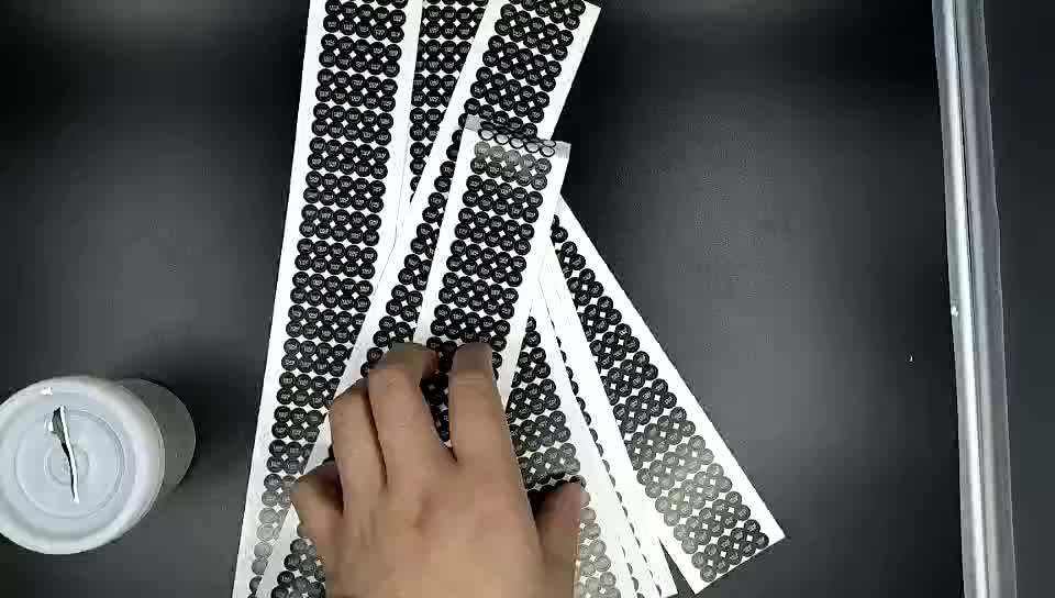 Custom Fragile Paper Round Security Seal Sticker For Phone Screw Seal