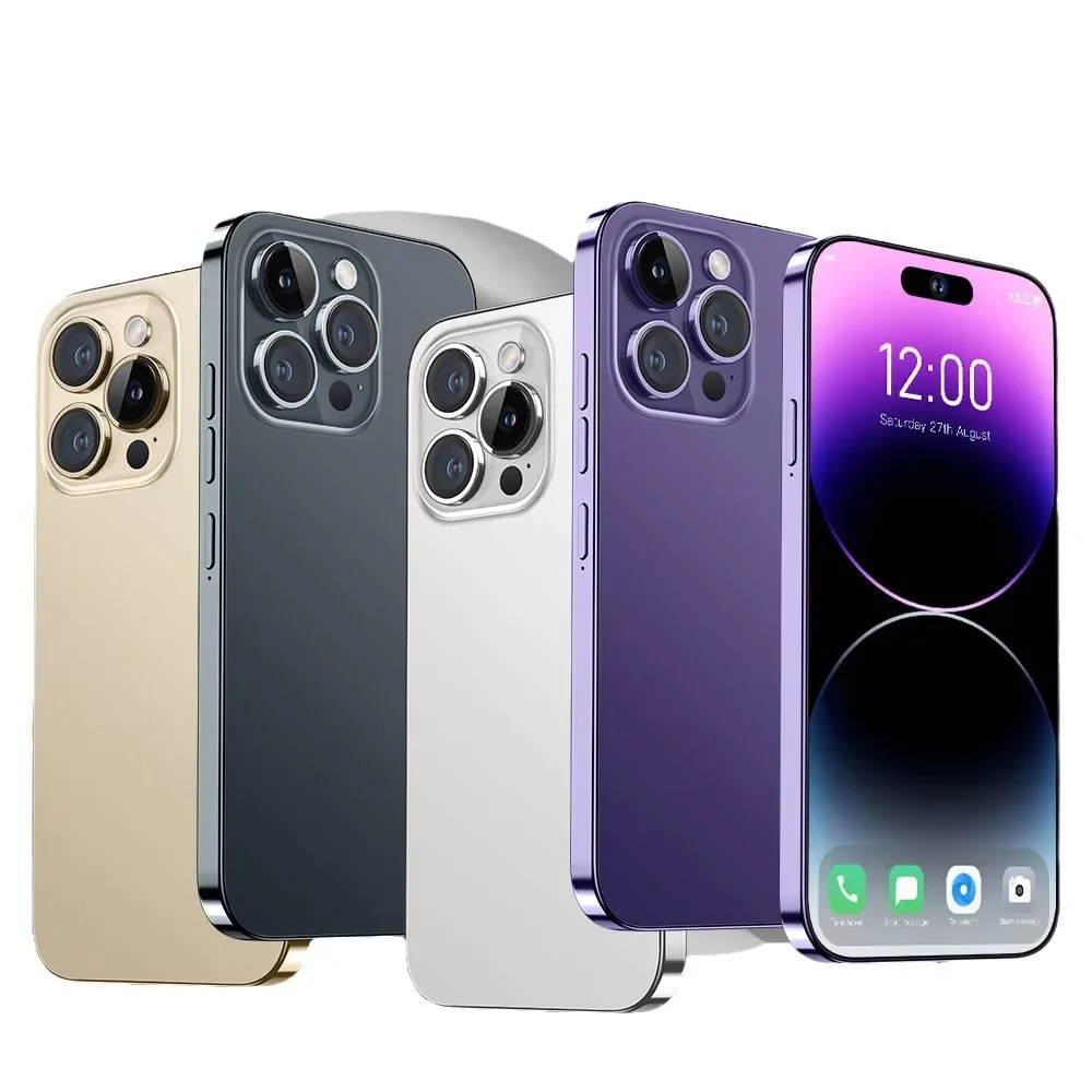 In Stock 16 + 1TB cross-border mobile phone popular new i14ProMAX global universal 7.3-inch large screen foreign trade mobile phone