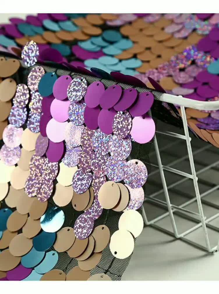 Designing Clothing Iridescent Wholesale Multi Color Gradient 18mm Large