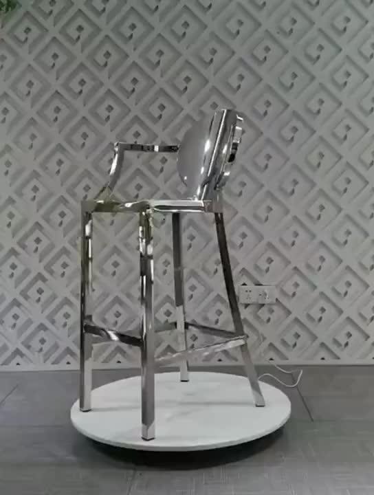 Wholesale Stainless Steel Metal Frame Bar Stool Bar High Chair Buy