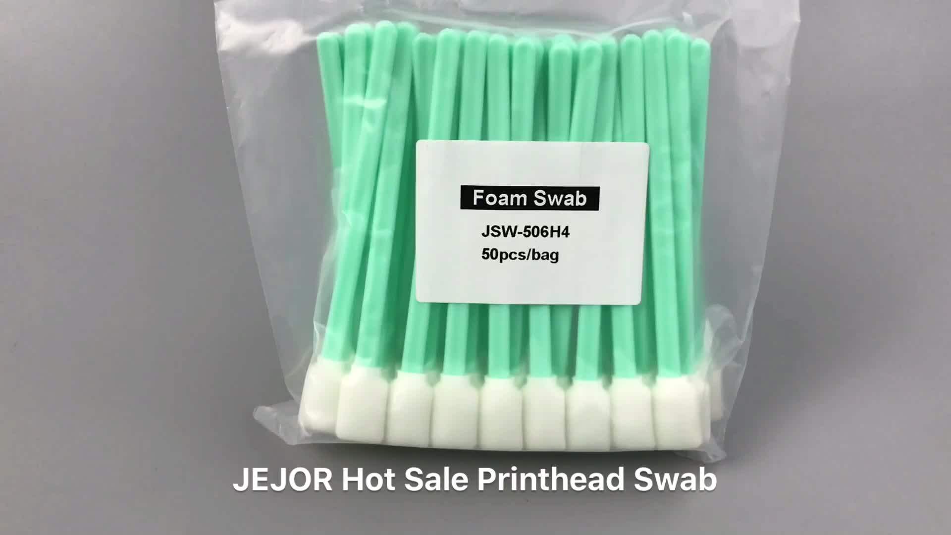 Solvent Resistant Sealed Swab Foam Bud Clean Printer Head Cleaning