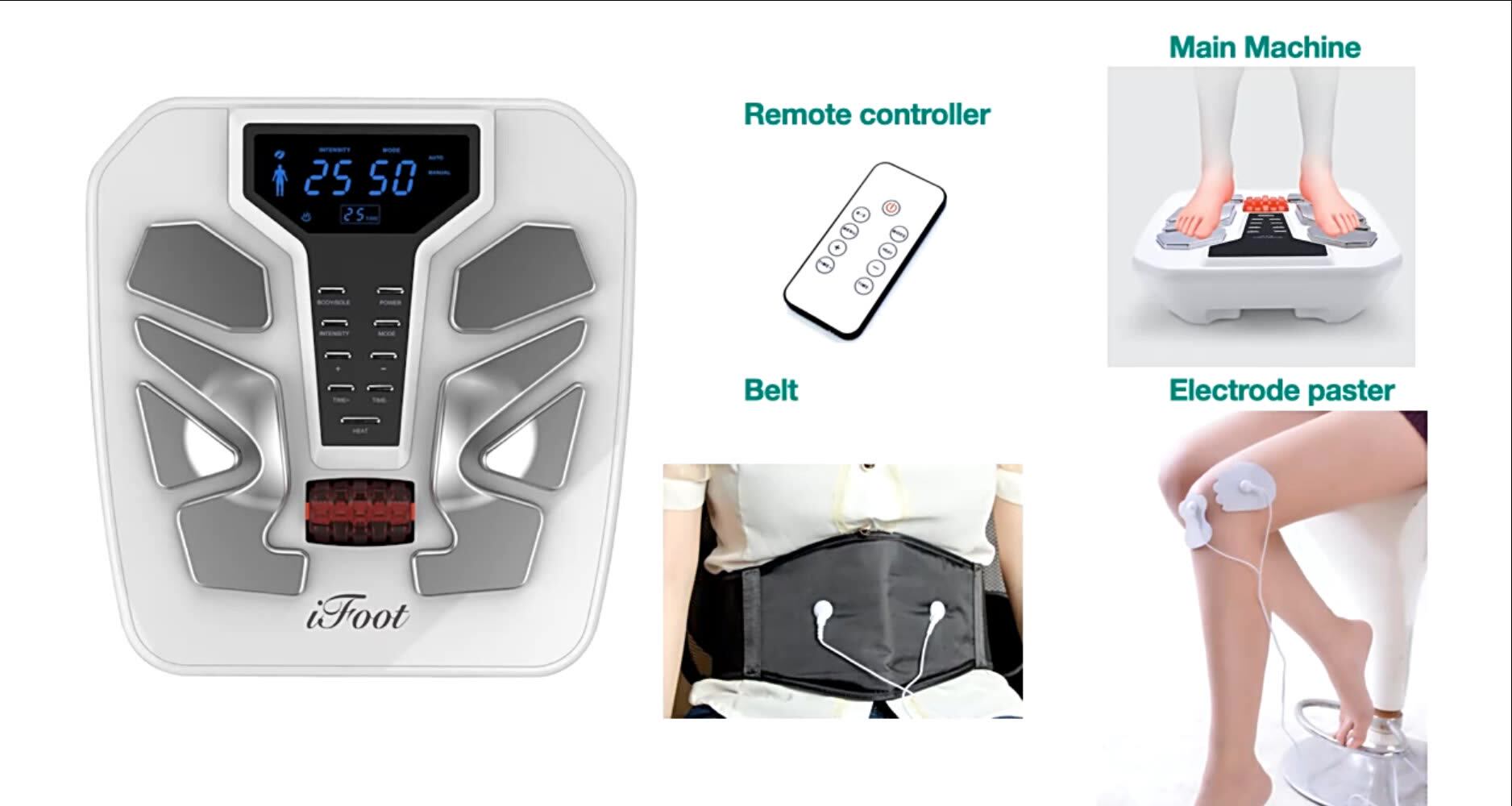 High Quality Ems Reflexology Foot Massage Machine Infrared Blood