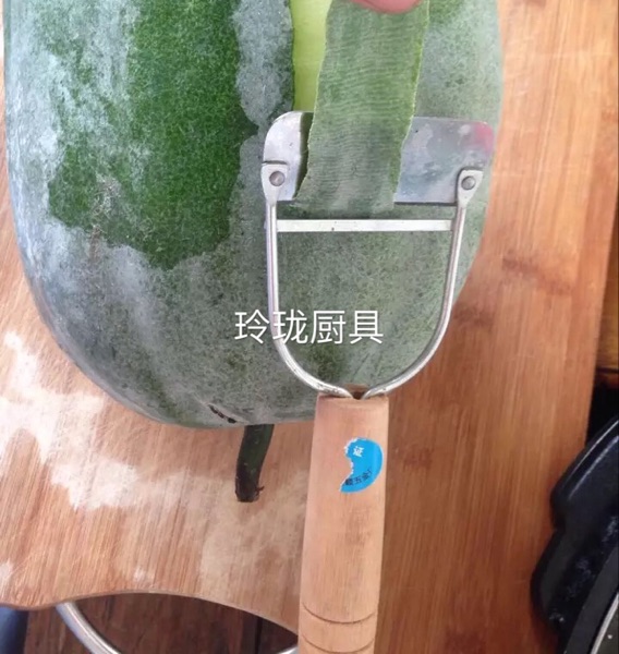 Planing knife large wooden handle peeler planing leather knife kitchen with winter melon peel planing pumpkin taro thick leather tool
