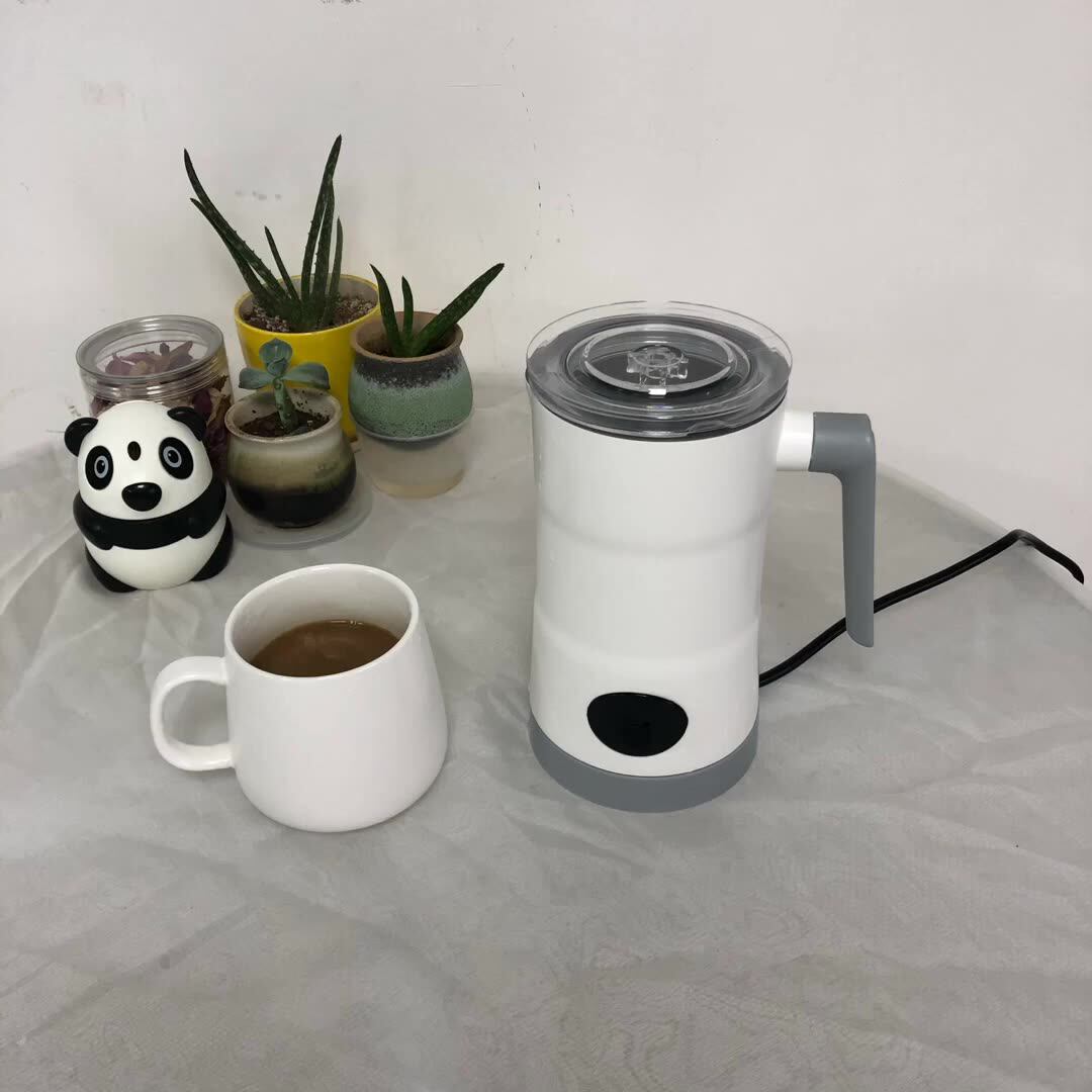 Automatic Electric Milk Frother & Heater - 4-in-1 Hot & Cold Milk