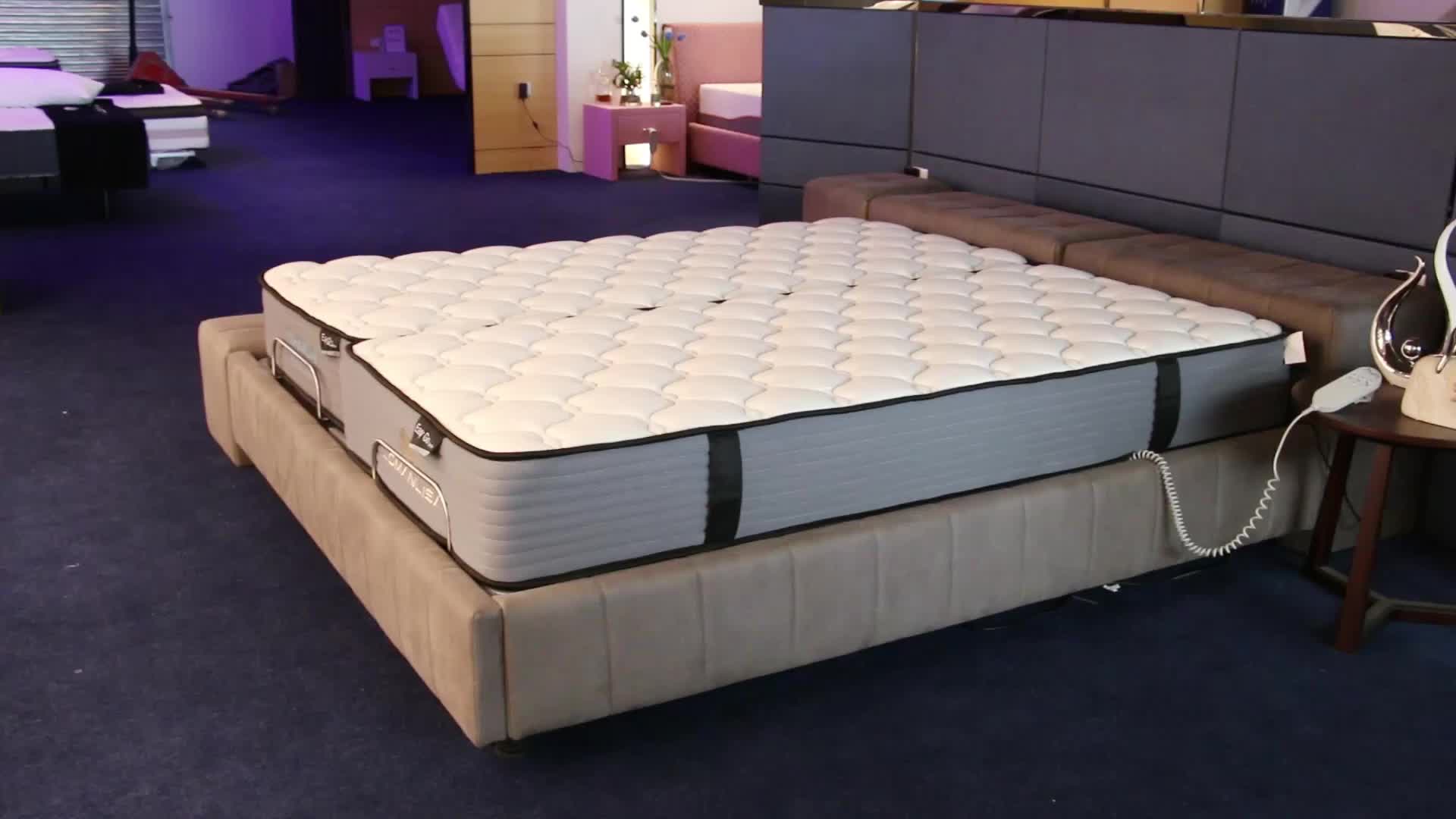 Home Bedroom Furniture Foam Mattress Adjustable Bed Spring Mattress