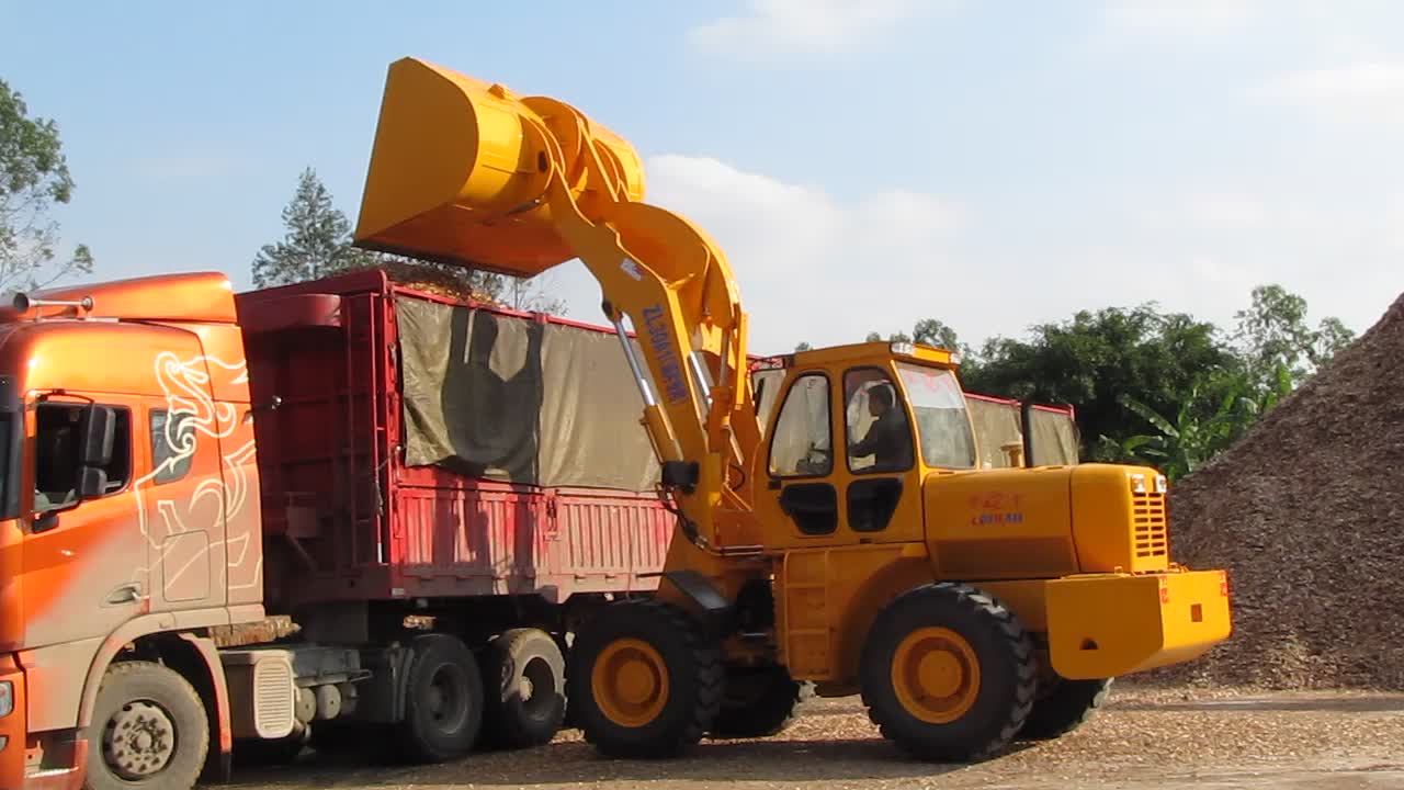 Big Bucket Capacity 4.49cbm Loader For Forestry Wood Chips Buy Big
