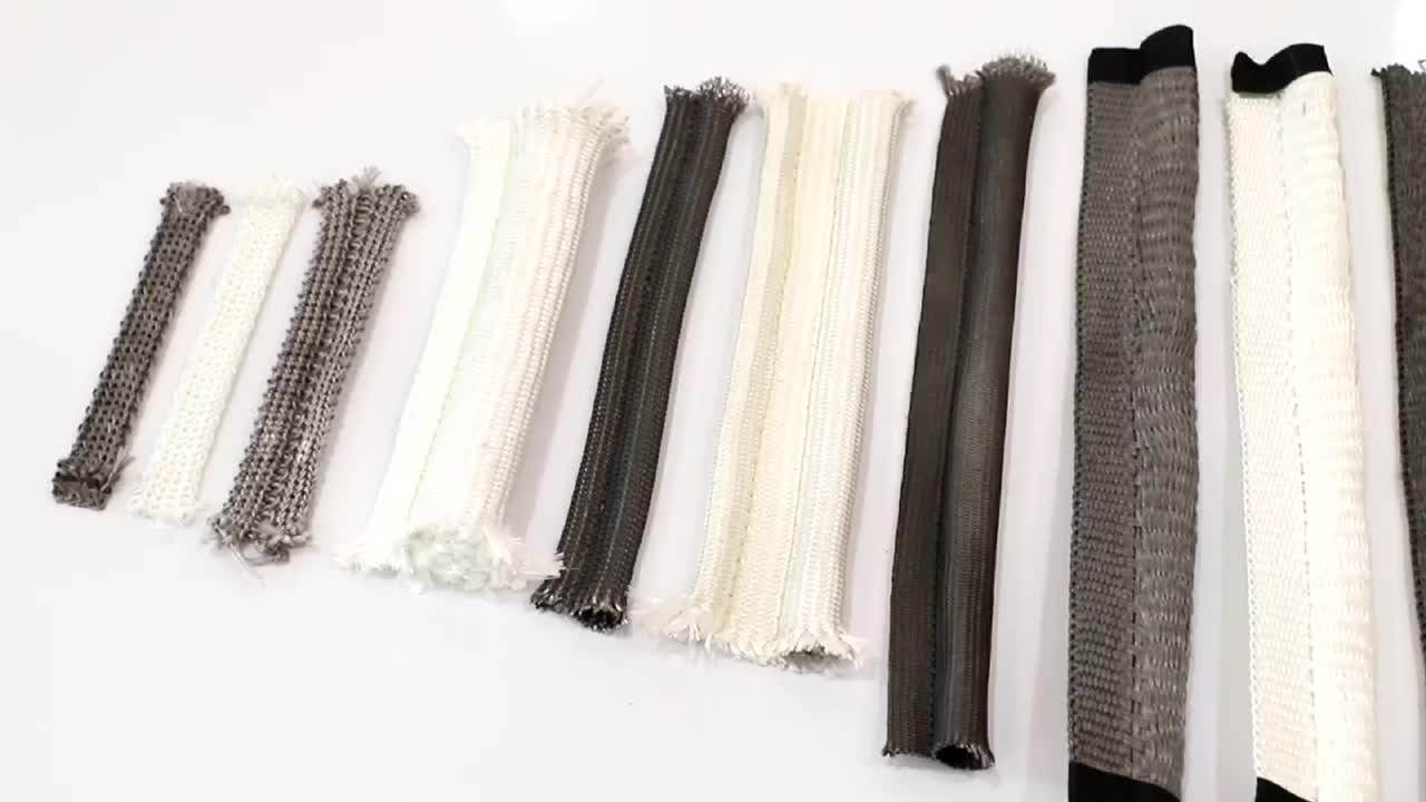 Stove Knitting Fireproof Woven Polyester Fiberglass Electrical Tape