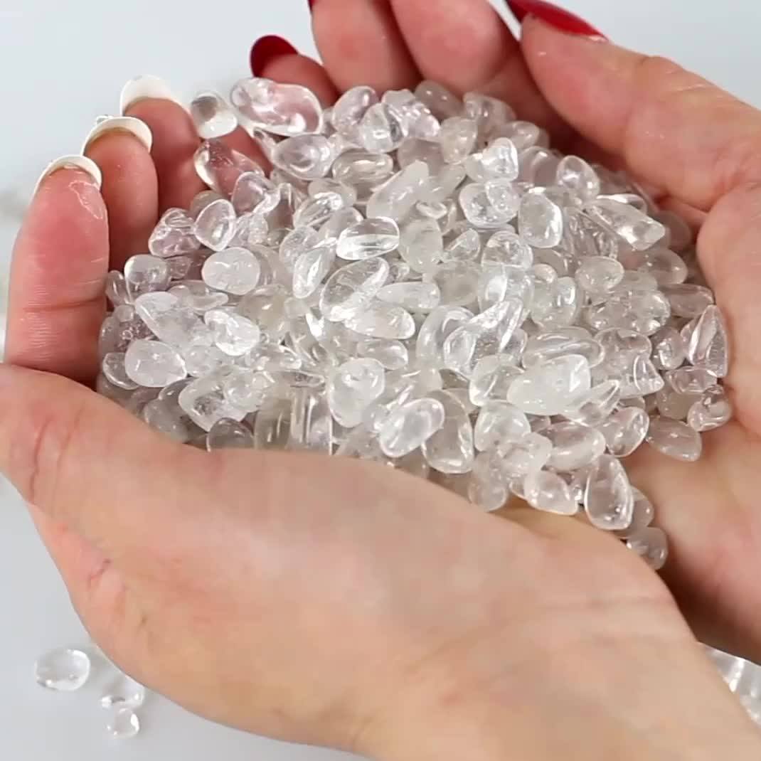 Clear Crystal Material Bulk Wholesale Tumbled Stones Buy Tumbled