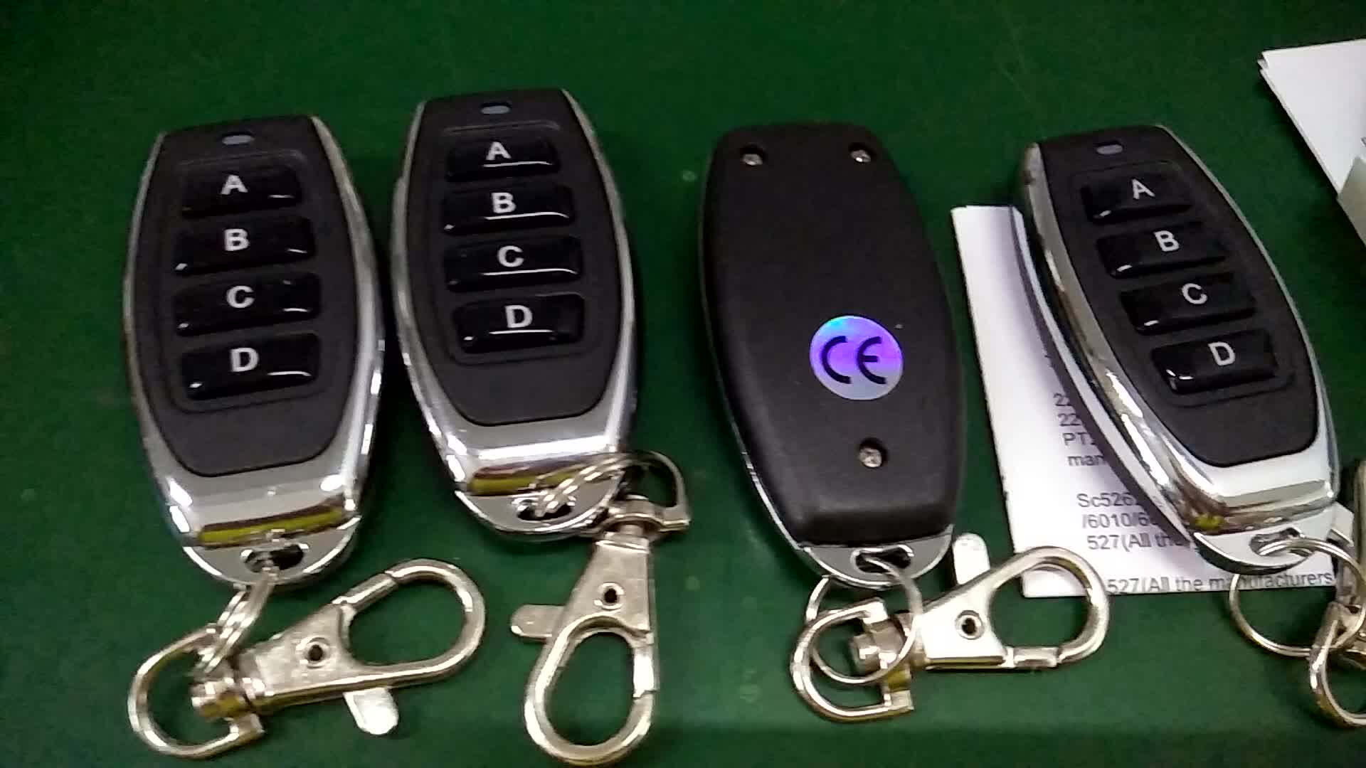 Universal Radio Remote Control For Gate 433 Garage Doors Opener