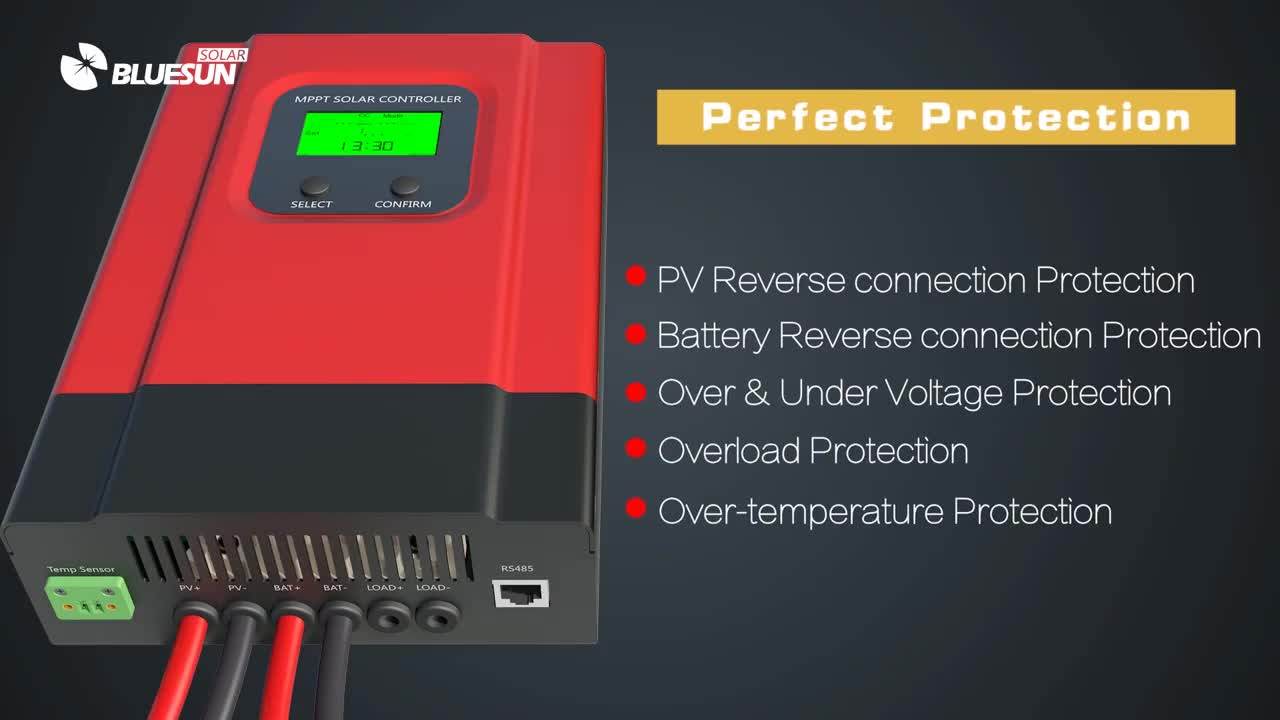 Bluesun Solar Battery Charger 60a 80a 100a 100 Amp 150a 200a 48v 96v