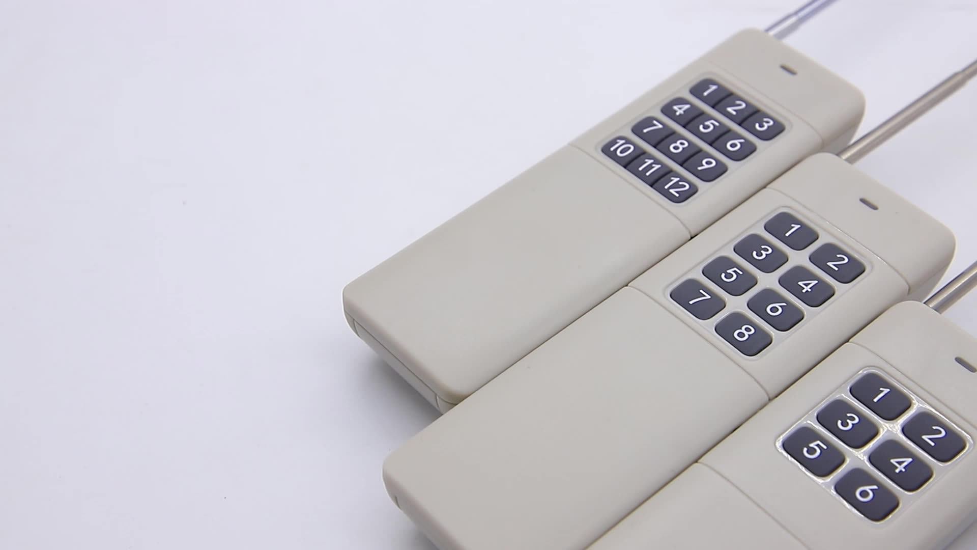 Long Distance Wireless Remote Control Switch Rf Learning Code Remote Control Garage Door Lock