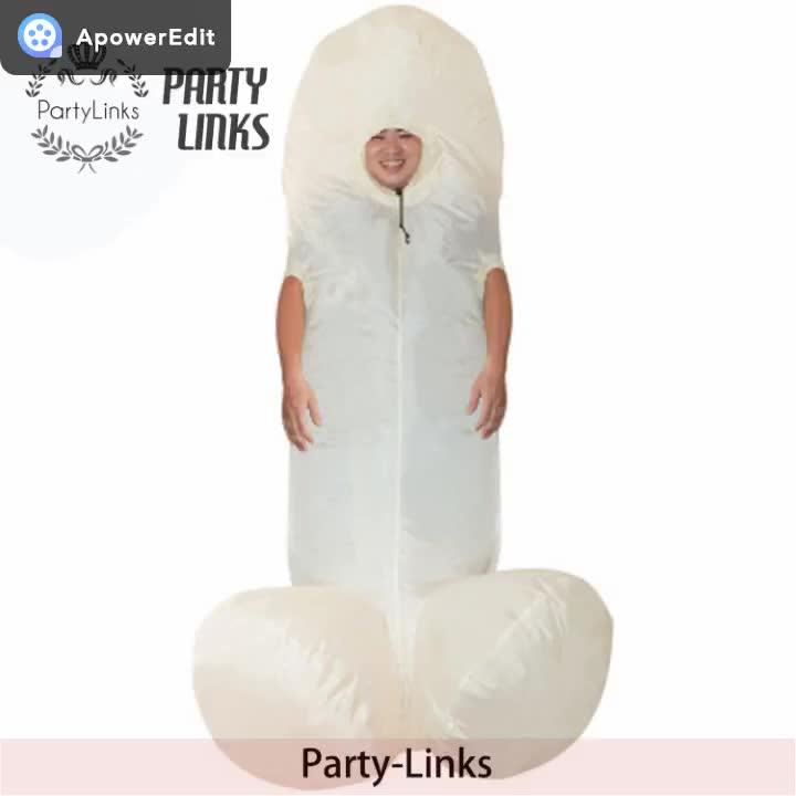 Funny Inflatable Penis and Willy Costume for Bachelorette Party