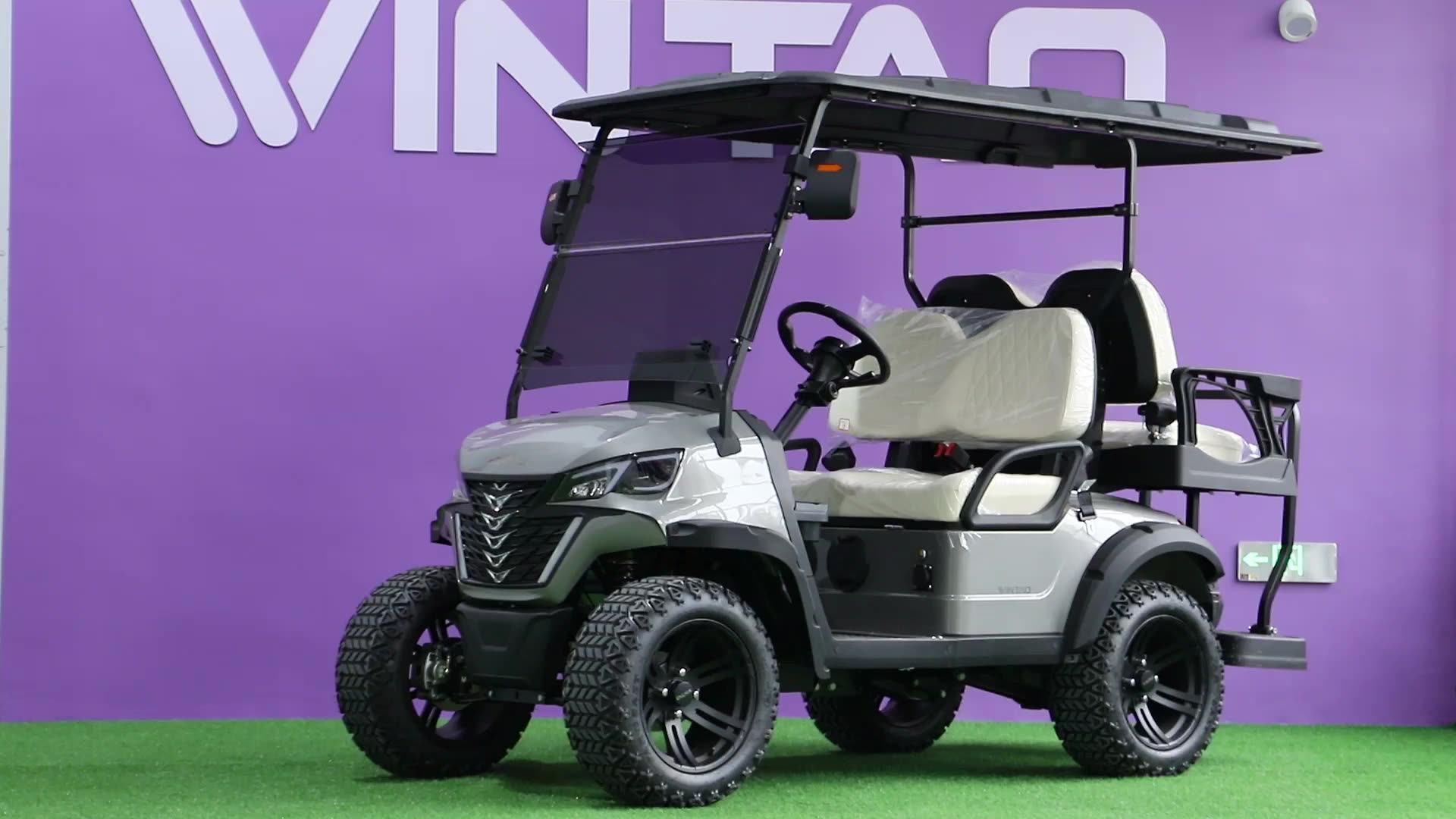 Nouveau Produit 2024 Chinese Golf Carts 2*2 4 Wheel Drive 4kw Golf Cart With 48v Lithium Battery