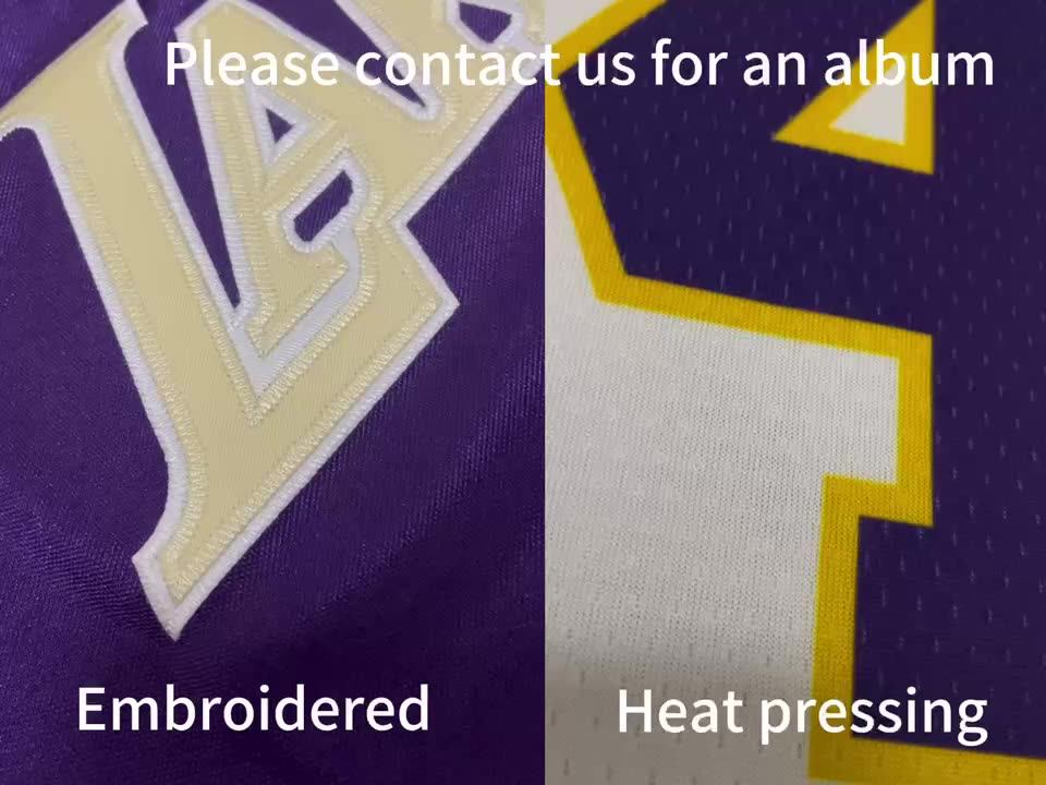 Wholesale Custom Usa All Teams Nbaing Heat Press Jersey Bullss Lakerrs
