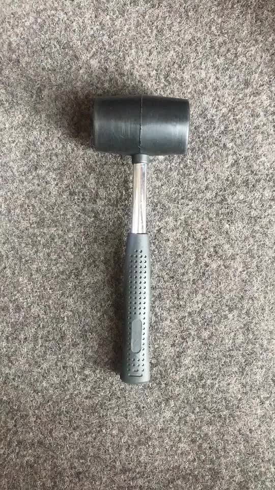16oz New Rubber Mallet Hammer With Steel Pipe Handle Buy Non marring Mallets Factory,Rubber