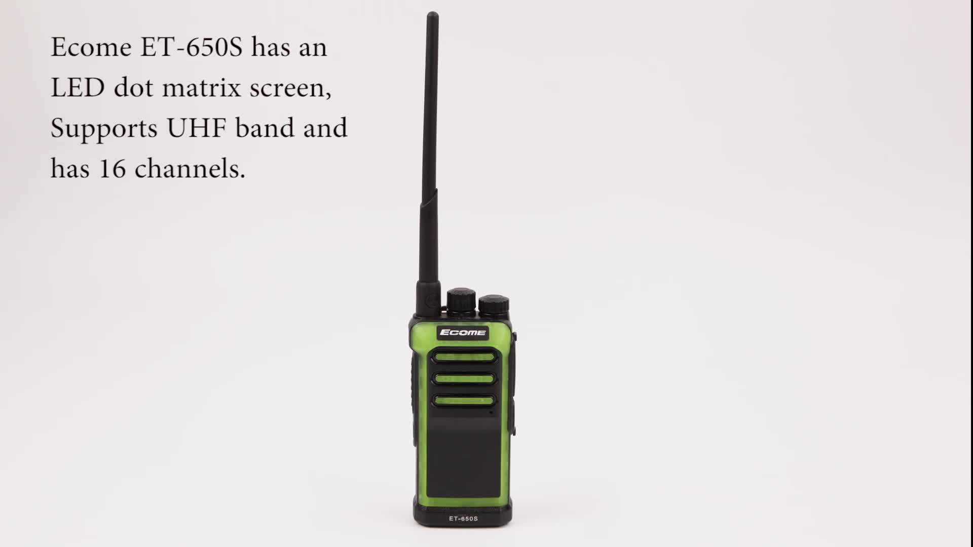 Et650s 5km Security Ptt Walkie Talkie Long Range Uhf Handheld