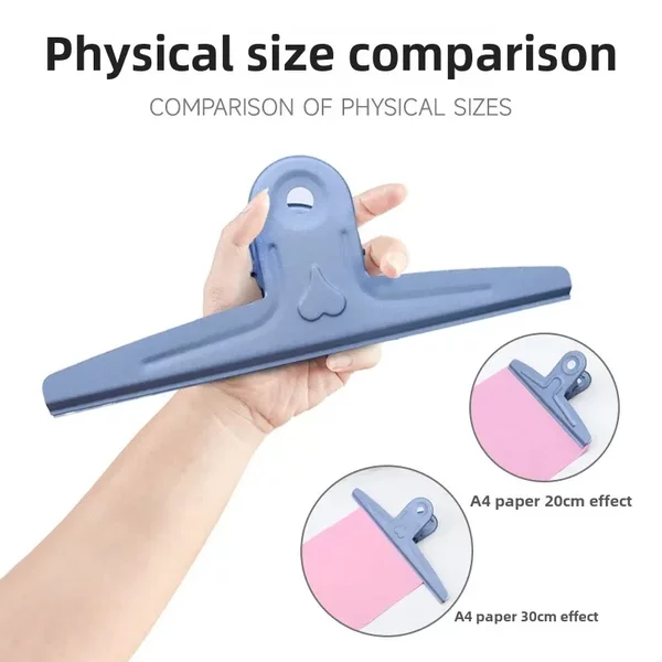 in stock wholesale mountain clip ticket clip stainless steel drawing board clip metal large sealing clip silver binding iron clip