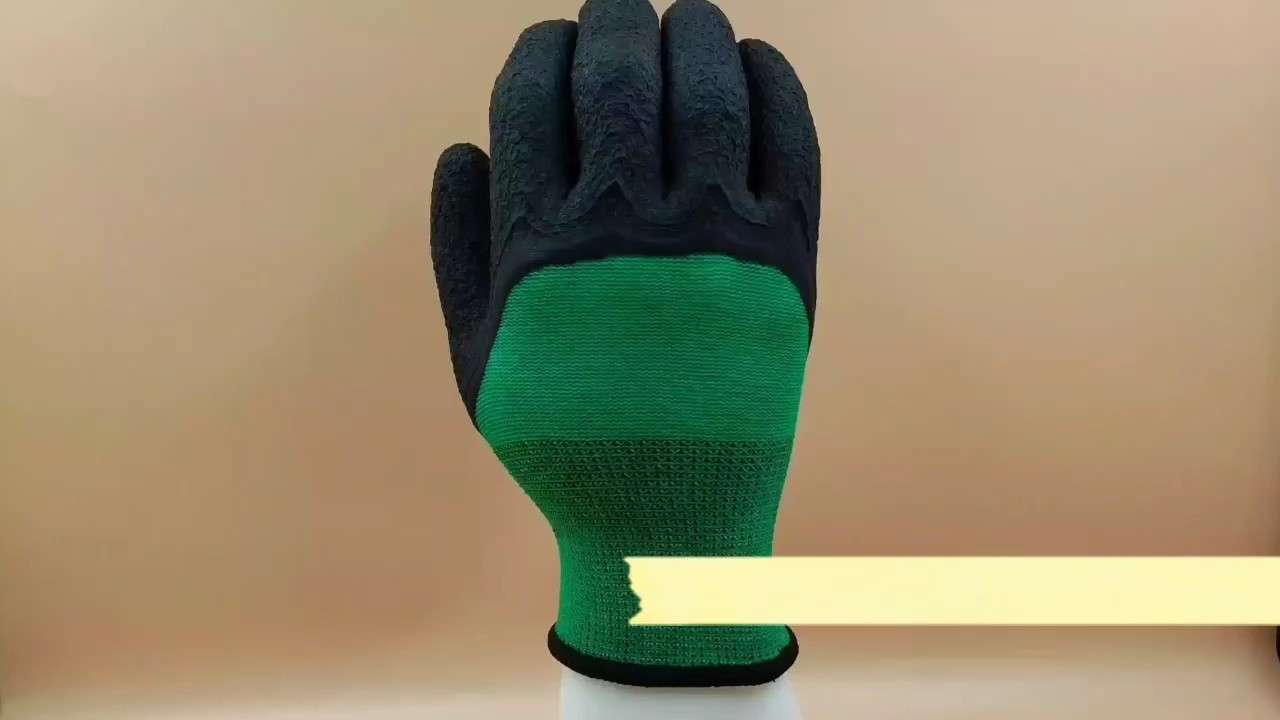 Shuoya Cheaper Antistatic Dipping Safety Gloves Construction Garden