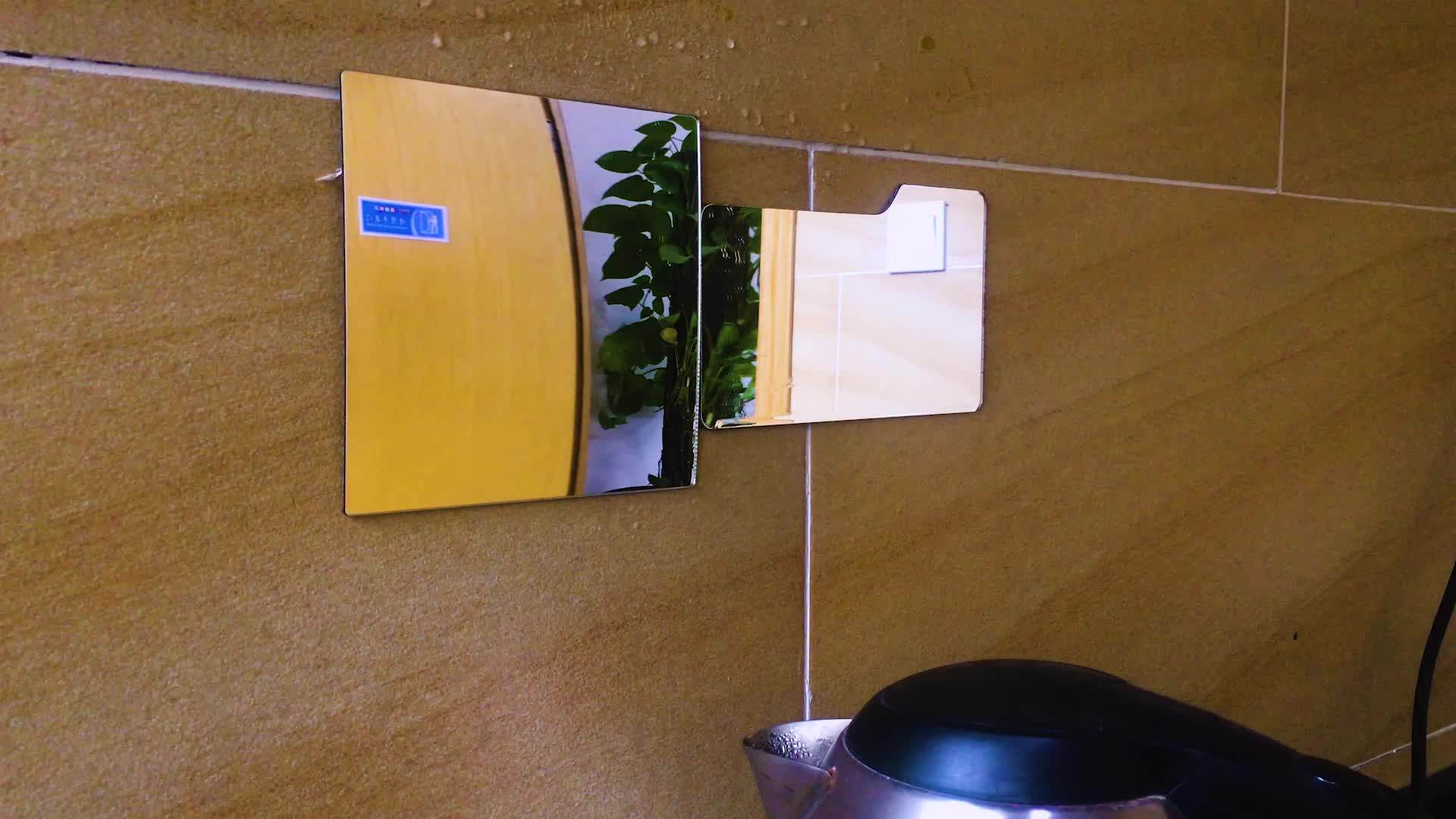 Plastic Rectangle Fogless Mirror Shower Anti Fog Hanging Shaving Mirror With Suction Cup Buy