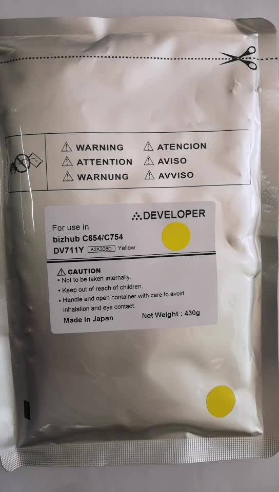 Bizhub 654 754 C654 C754 DV711 Developer Japan - Compatible Toner