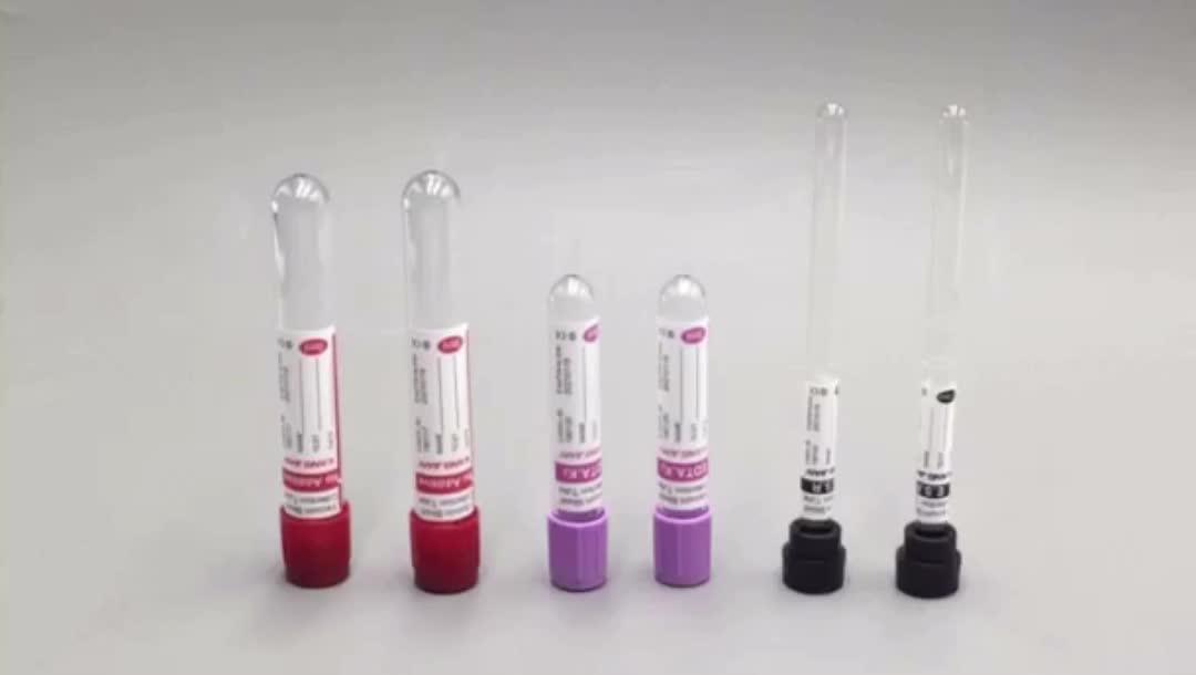 EDTA purple top vacutainer tubes blood collection tube, View blood