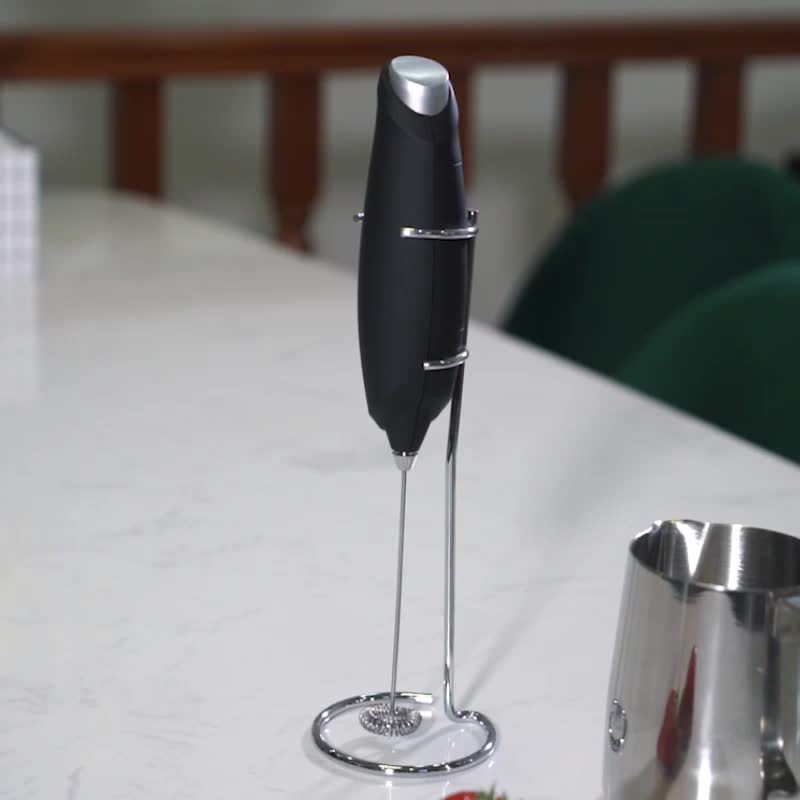 Stainless Steel Electric Coffee Electrical Whisk Hand Held Drink Mixer