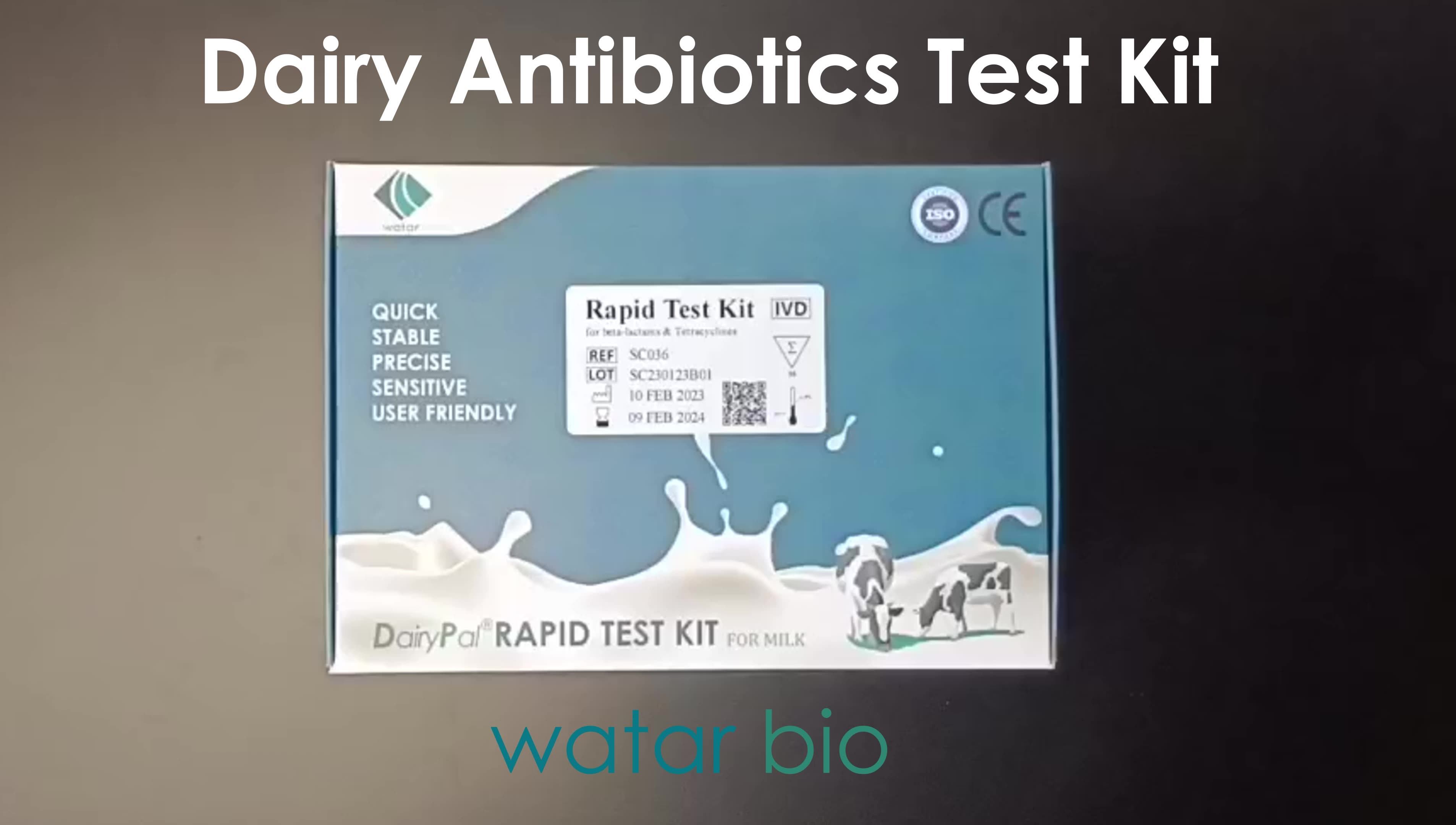 Sc122 Dairypal Milk Antibiotics Test Quinolones Tetracyclines