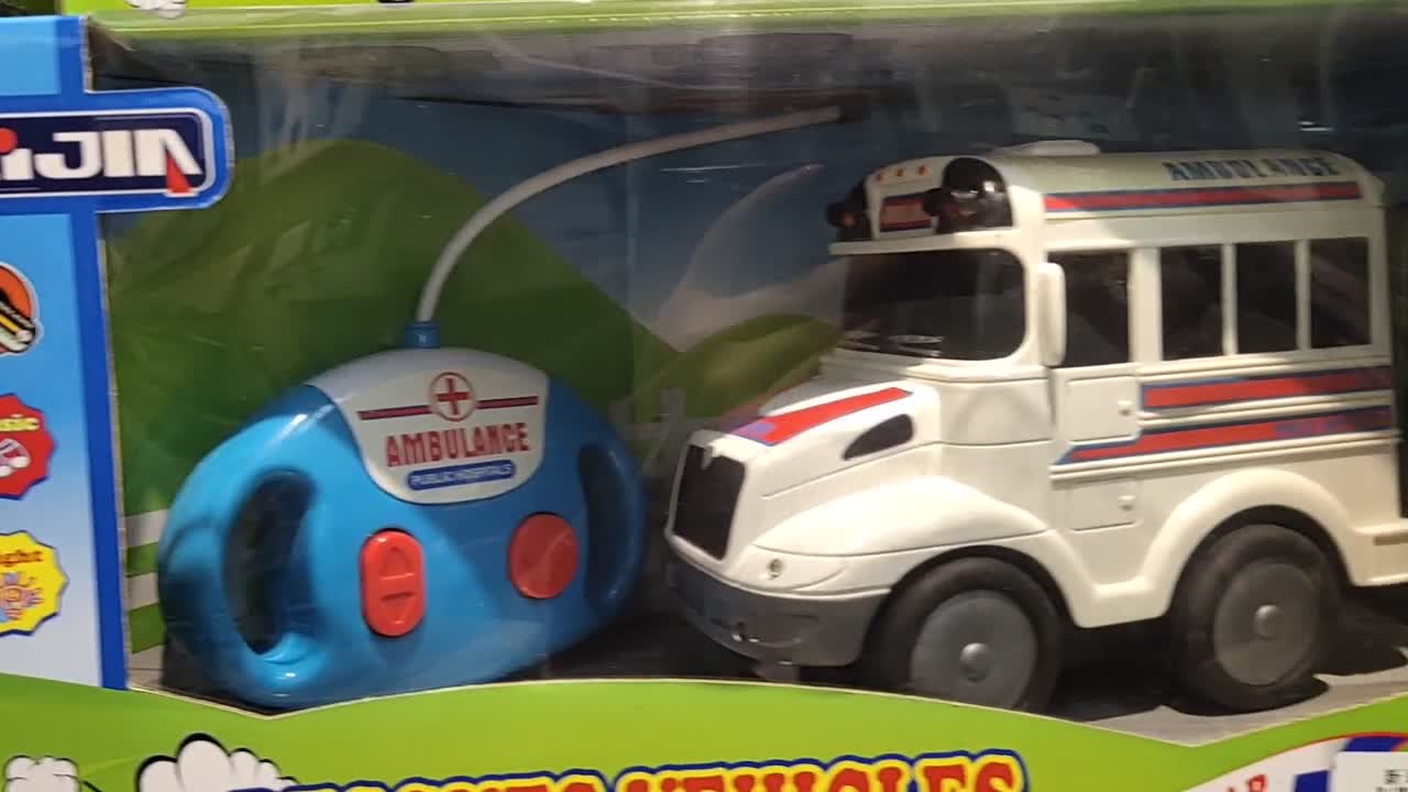 Kitabetty Cami/ón de Bomberos de Control Remoto Cami/ón de Bomberos RC de 4 Canales Cami/ón de Bomberos de Rescate con Control Remoto con ca/ñones de Agua y Luces Juguete de Control Remoto para ni/ños