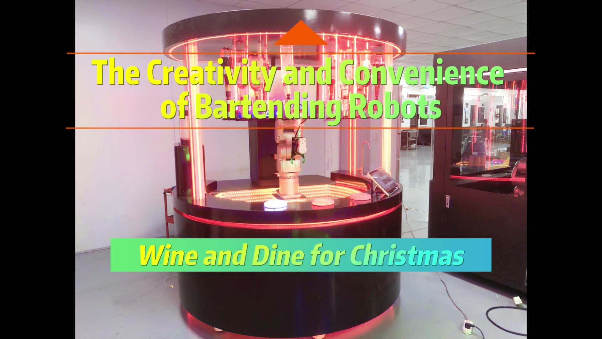6 Axis Robot Automatic Cocktail Vending Machine 12 Kind Of Wines Drinks