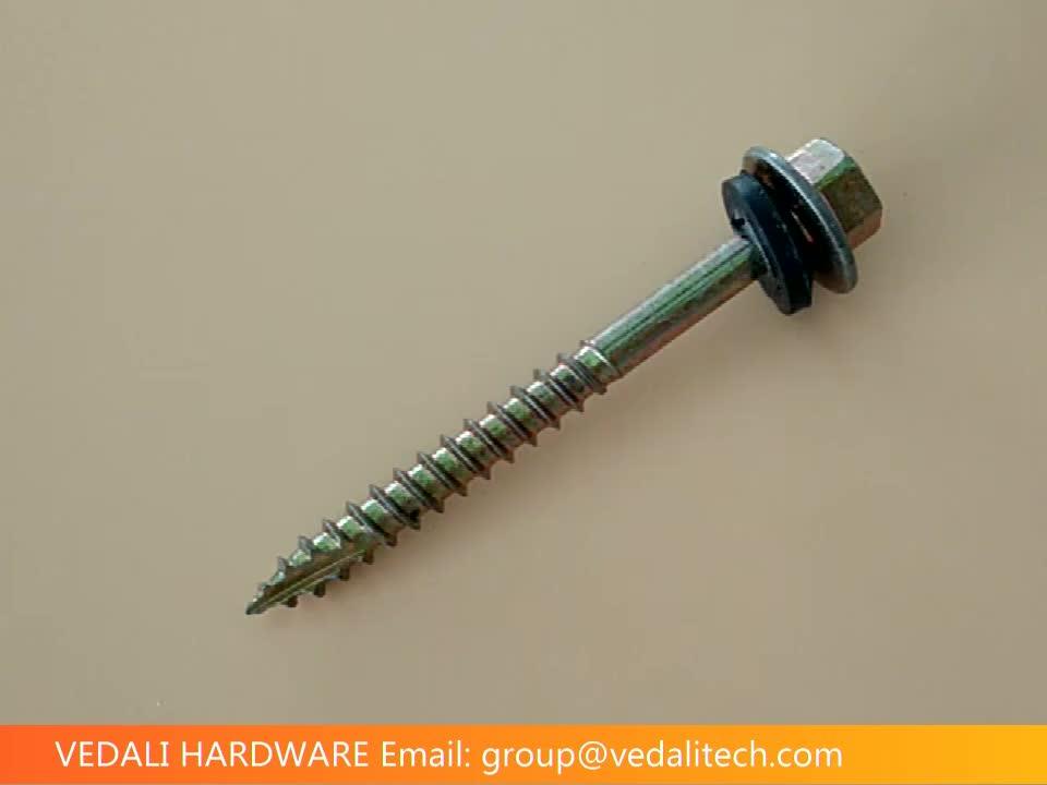 Type 17 Thread Cutting Screws Hex Washer Head With Rubber Washer Buy