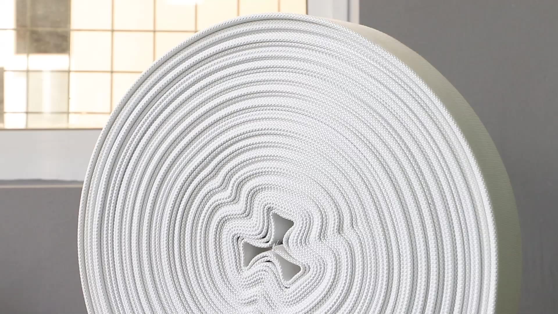 High Temperature Layflat Hose/canvas Nature Rubber Fire Hose Reel