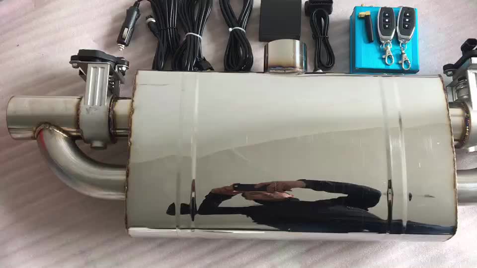 High Performance Stainless Steel Car Exhaust Muffler With Obd Remote