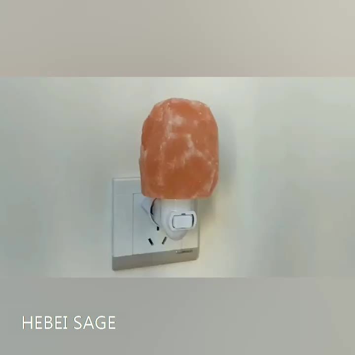 Iron Basket Himalayan Salt Night Light / Himalayan Salt Wall Lamp With