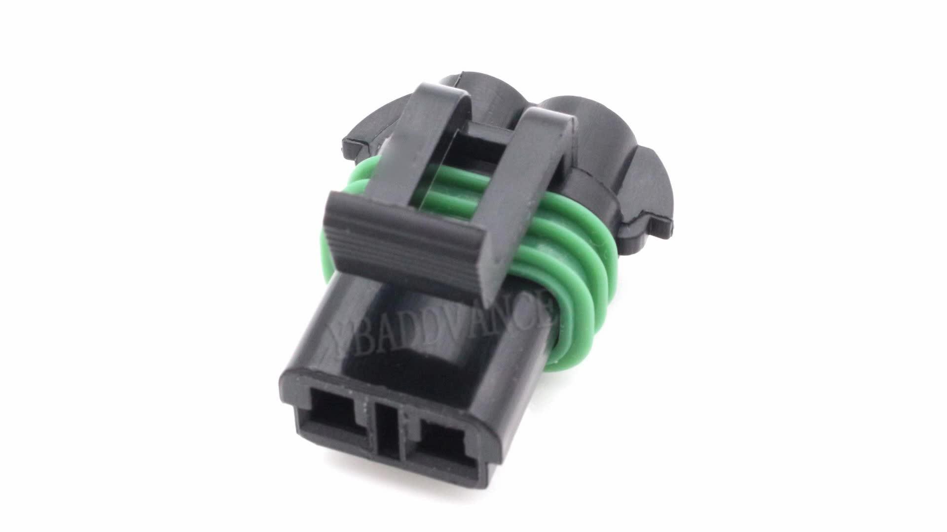 15300027 Metripack 280 Series 2 Way Pa66 Female Connector For Fuel