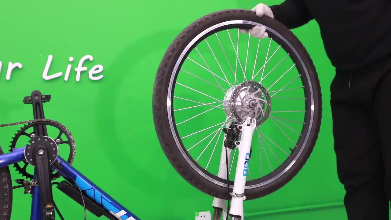 Greenpedel Electric Bike Conversion Ebike Kit Front Wheel 1000w 48v