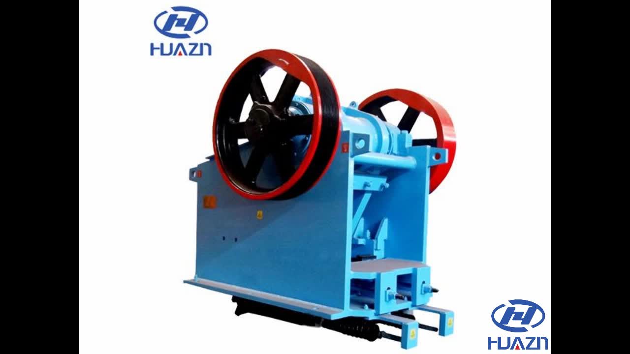 Recycling Station Use Glass Bottle Crusher / Jaw Crusher Machine For