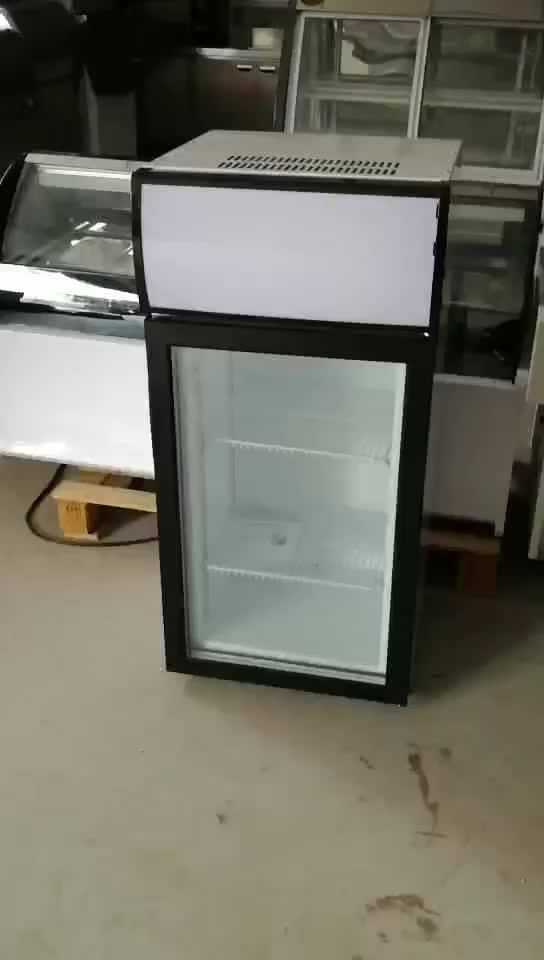 Commercial Small Refrigerator Min Glass Door Bar Fridge With Ce/cb/rohs