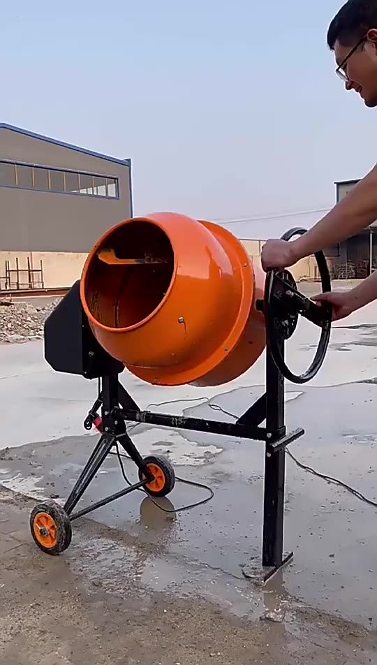 High Operating Efficiency Portable Electric Mini Cement Mixer Concrete