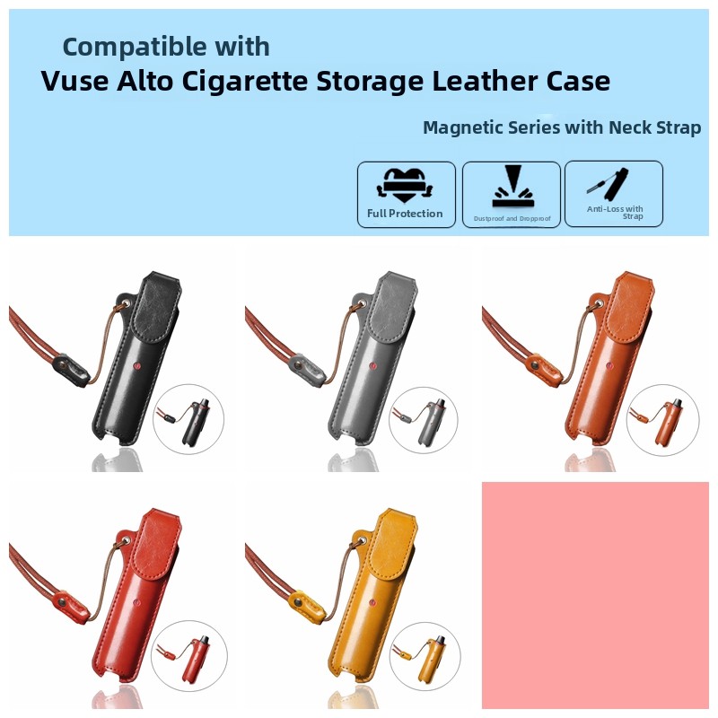 vuse pod holder Leather Alto Next Table For Vuse Alto Cigarette Holder Leather Case, Small Protective Cigarette Flavor:Power Toronto It is specifically designed VUSE Pro Smart &